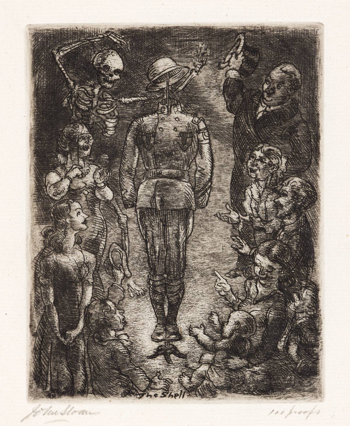 JOHN SLOAN (1871-1951) Shell of Hell.